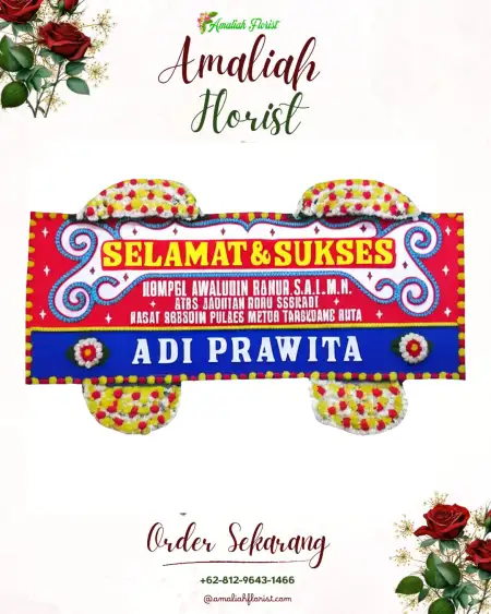 Papan Bunga Ucapan Selamat Wonokupang
